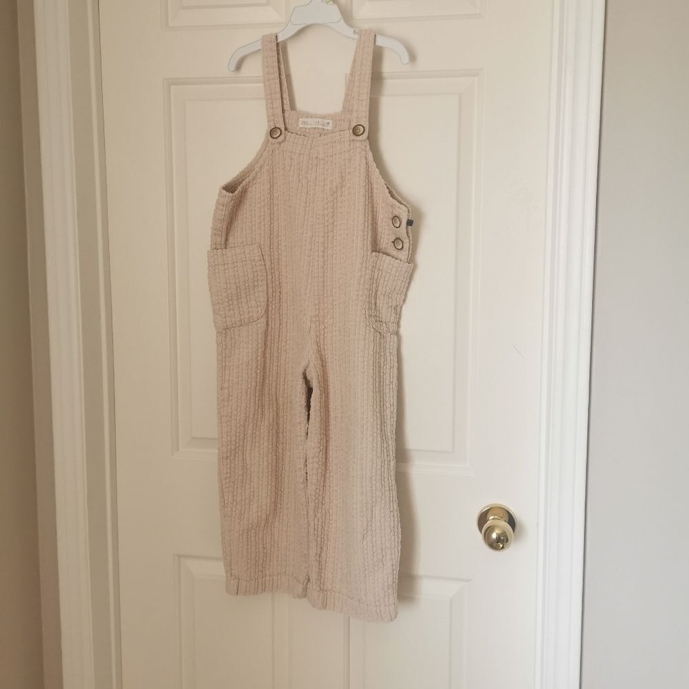 Zara corduroy overalls kids size 8